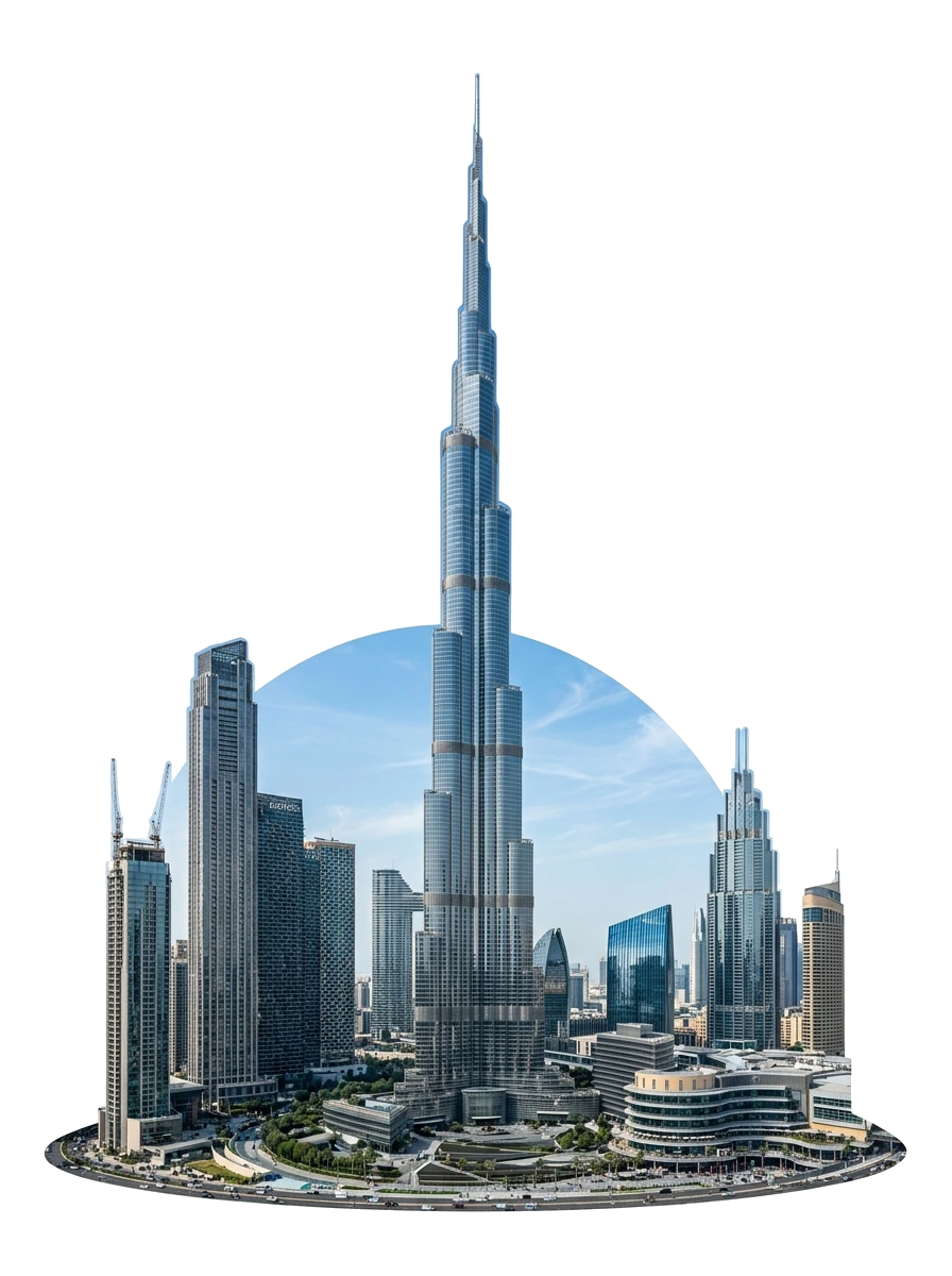 برج خليفة وأفق دبي